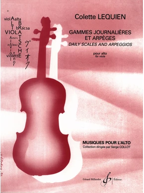 Gammes journalières et arpèges